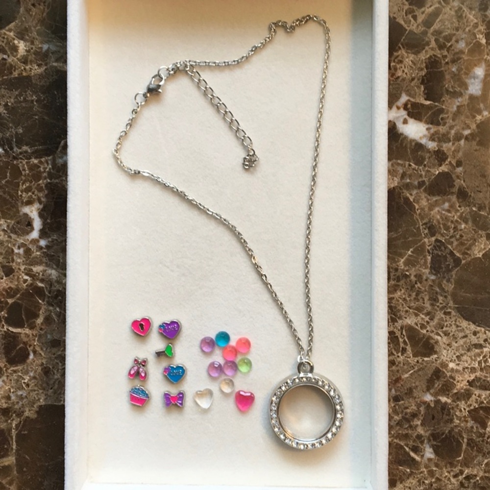Girls Locket with charms